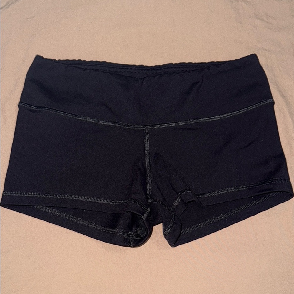 Fleo Black Athletic Shorts